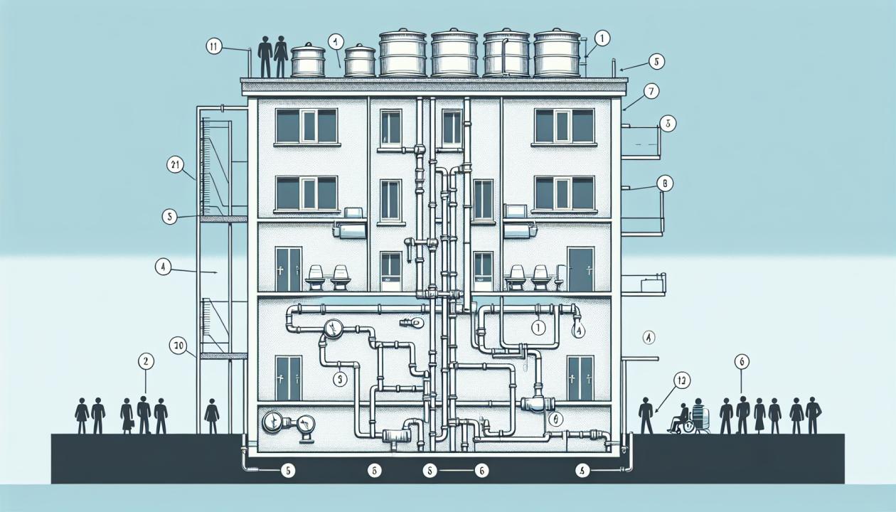Организация системы водоснабжения и водоотведения жилого здания | Нейросеть  Бегемот