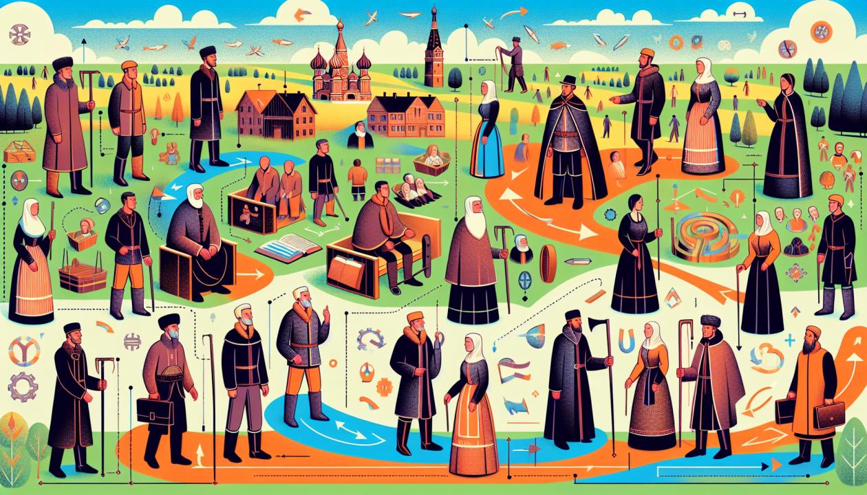 Иллюстрация истории медианы с демонстрацией ее применения в различных областях.
