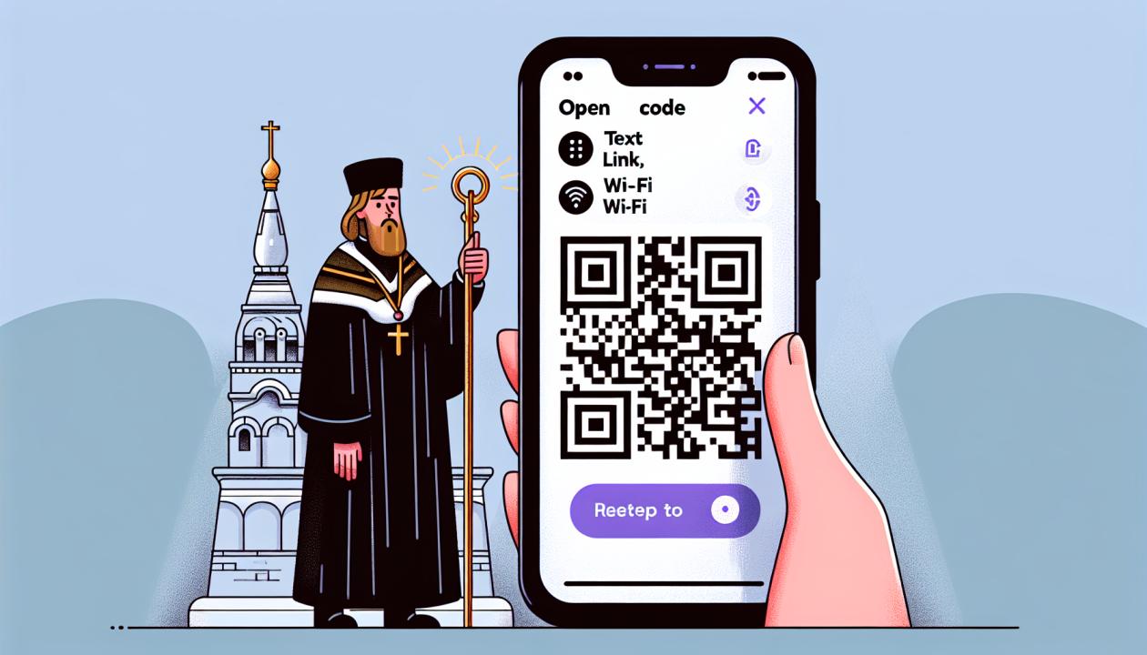 Генератор умного QR-кода | Создание генератора QR-кода, который может  хранить различные типы информации, такие как текст, ссылки, номера телефонов,  и предоставлять доступ к Wi-Fi.