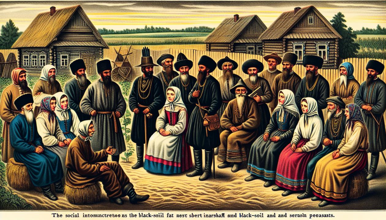 Сравнение черносошных и крепостных крестьян | Исследование основных ...