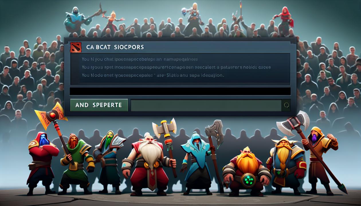Изображение игрового экрана Dota 2 с персонажами и чатом игроков.
