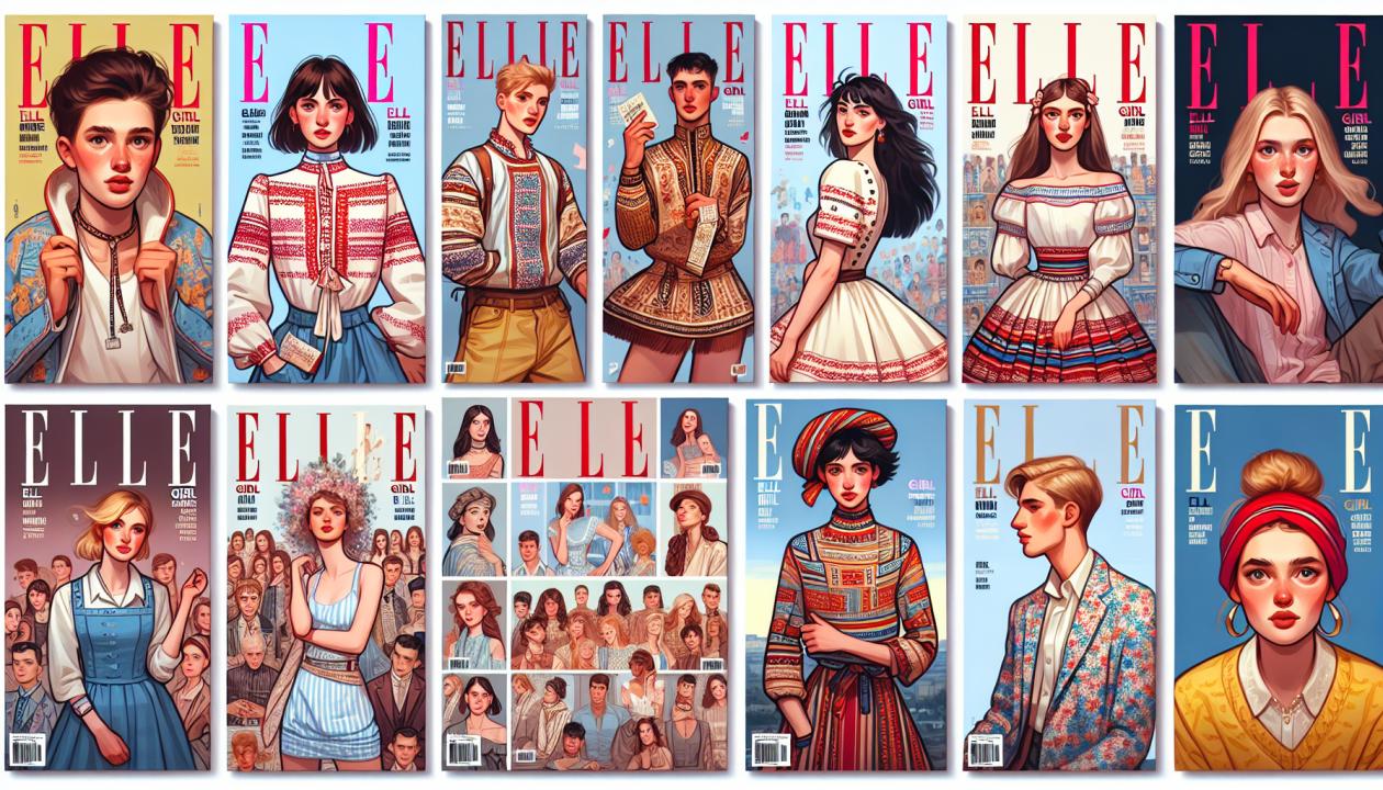 Журнал Elle Girl, обложки различных выпусков