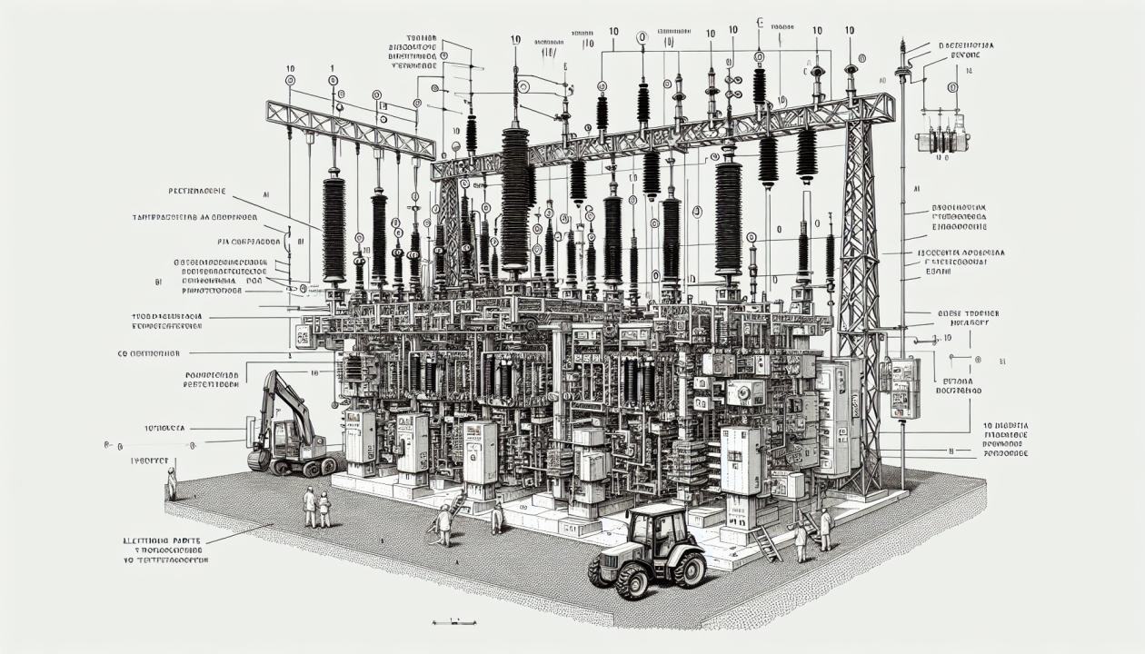 Проектирование электро части подстанции 110/10 кВ | Создание  оптимизированной и безопасной схемы электроснабжения подстанции 110/10 кВ с  учетом требований надежности и эффективности.