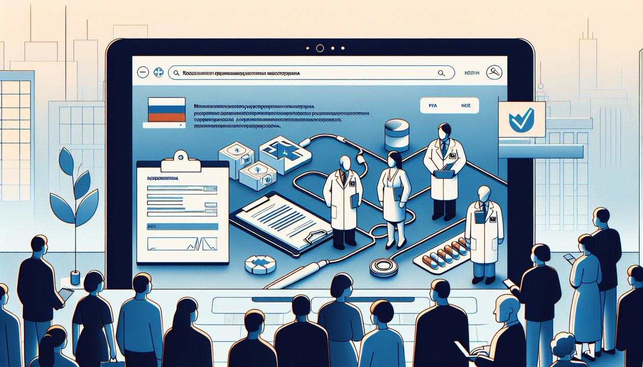 Рекомендуемая иллюстрация: изображение веб-страницы с информационным ресурсом о регистрации медицинских изделий в Евразийском экономическом союзе.