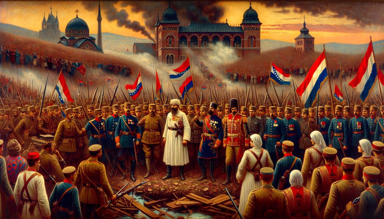 Картина Боснийского кризиса 1908-1909 гг.: Австро-Венгрия аннексирует Боснию и Герцеговину