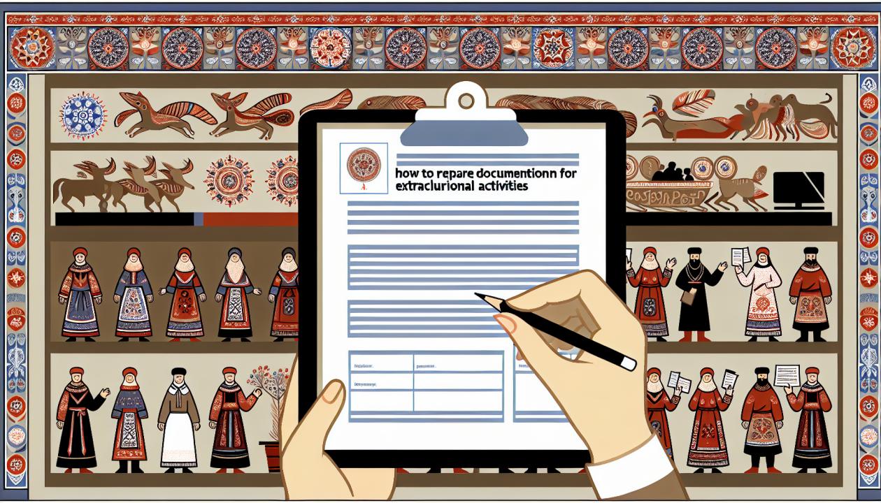 Иллюстрация памятки для начинающего учителя по оформлению документации для внеурочной работы.