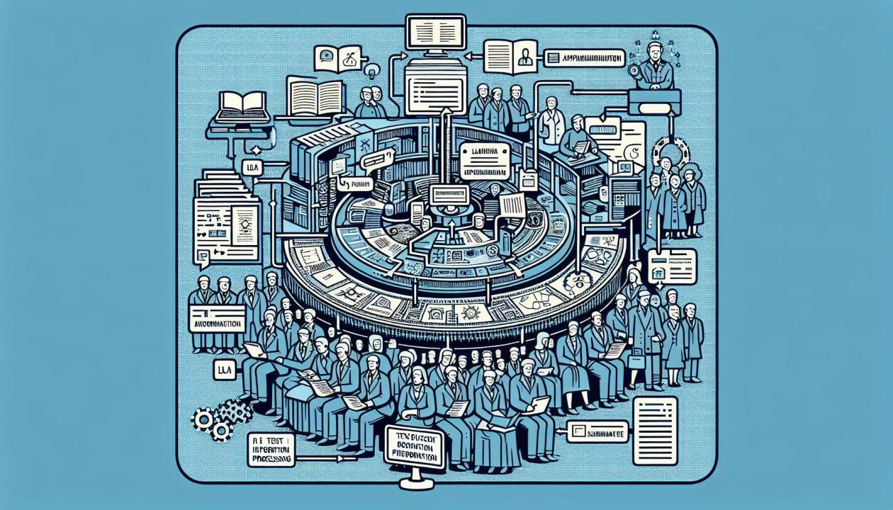 Схематичное изображение процесса обработки текстовой информации с использованием системы подготовки текстовых документов.