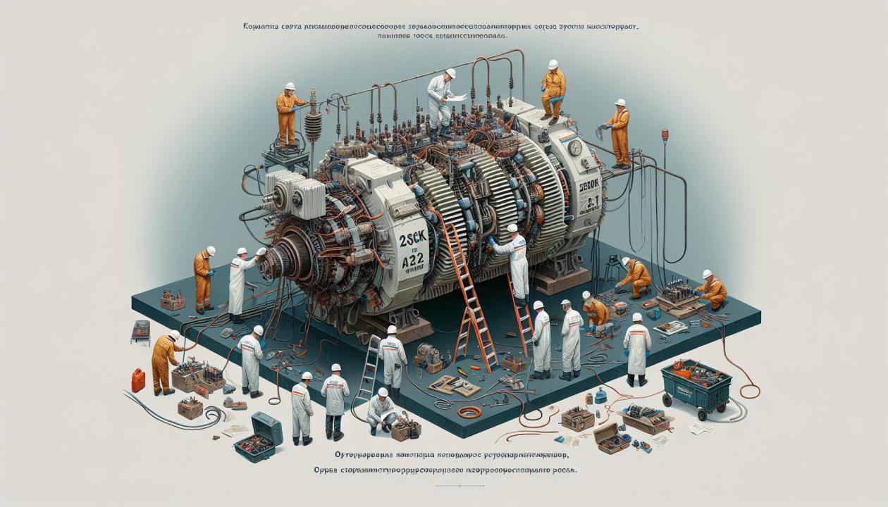 Рисунок, изображающий процесс оптимизации ремонта тягового трансформатора 2ЭС5К