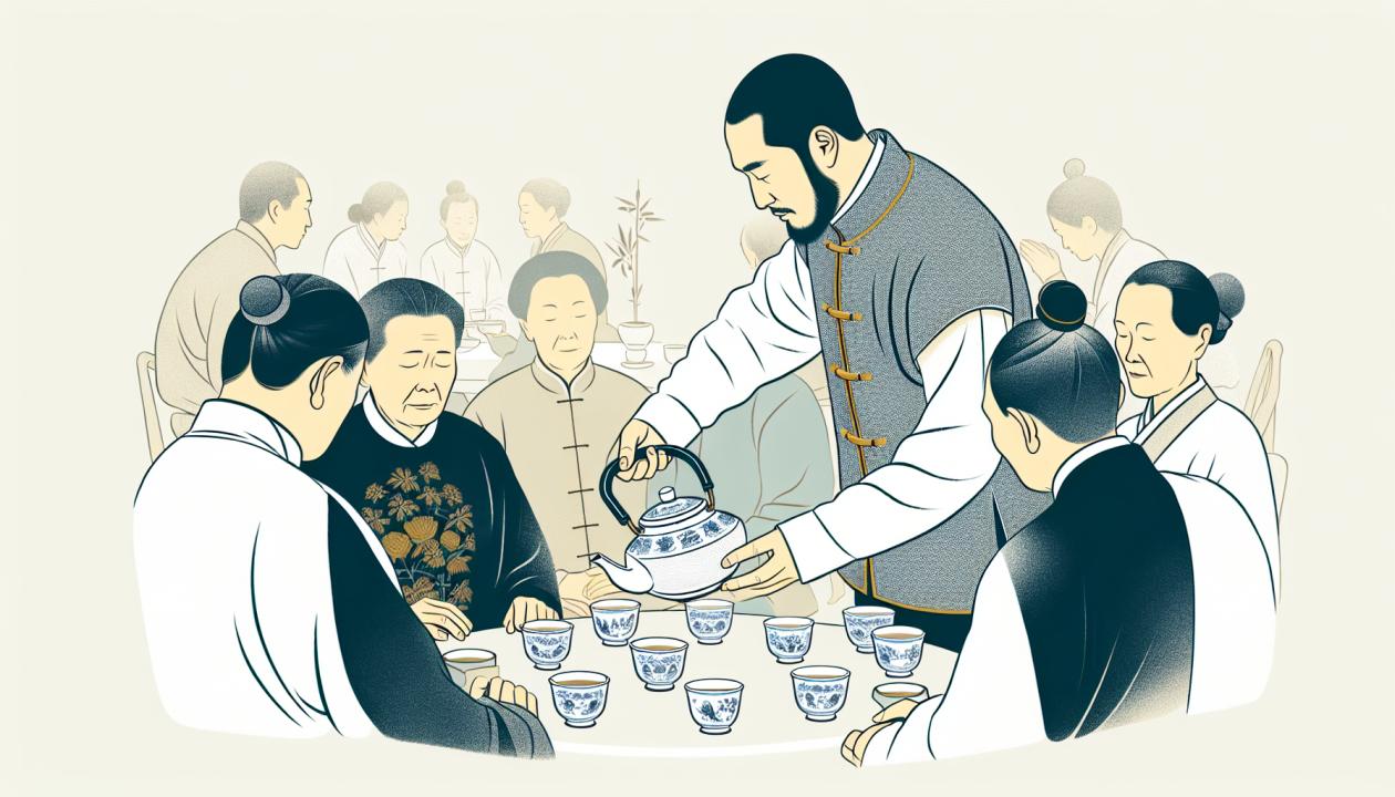 Китайская чайная церемония с использованием гайвани