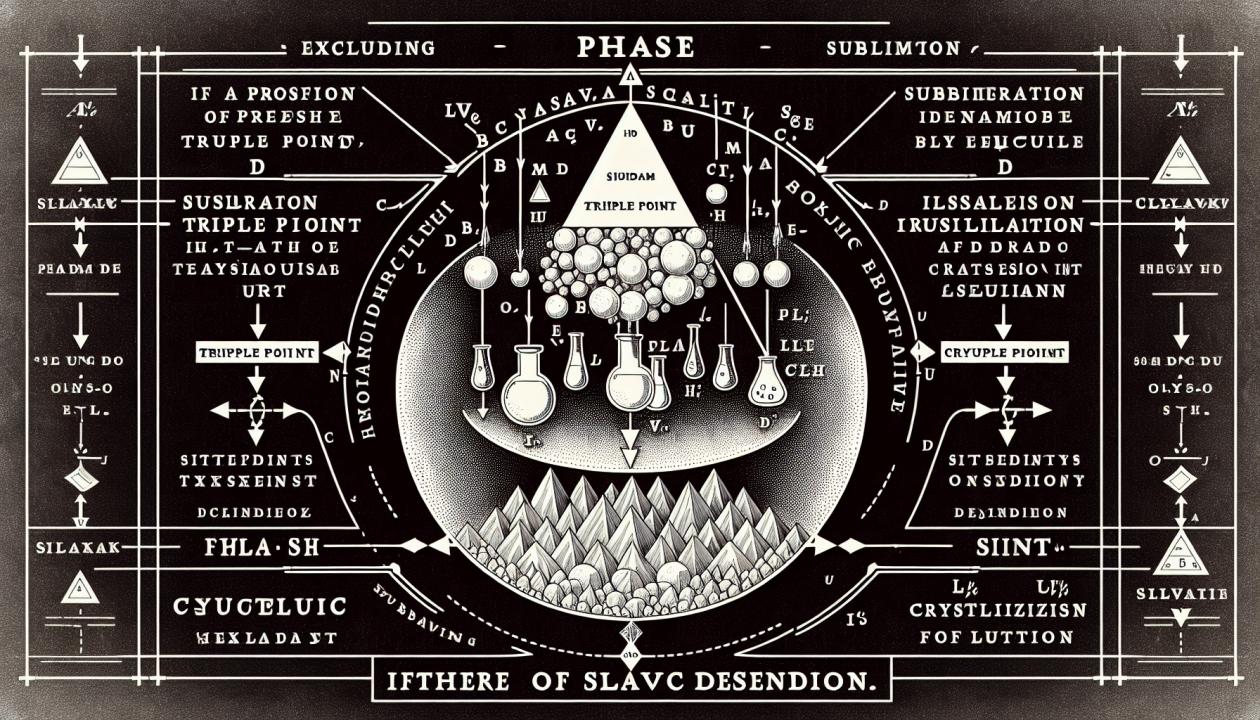 Сублимация твердых тел. Тройная точка. Кристаллизация растворов | Нейросеть  Бегемот