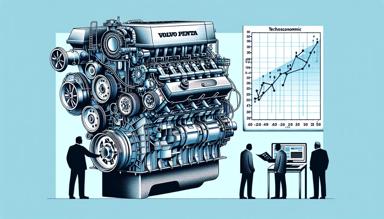 Анализ технико-экономических параметров работы двигателя Volvo Penta D3 220  | Идея проекта заключается в проведении всестороннего исследования  технических параметров функционирования двигателя Volvo Penta D3 220 с  учетом его экономических аспектов.