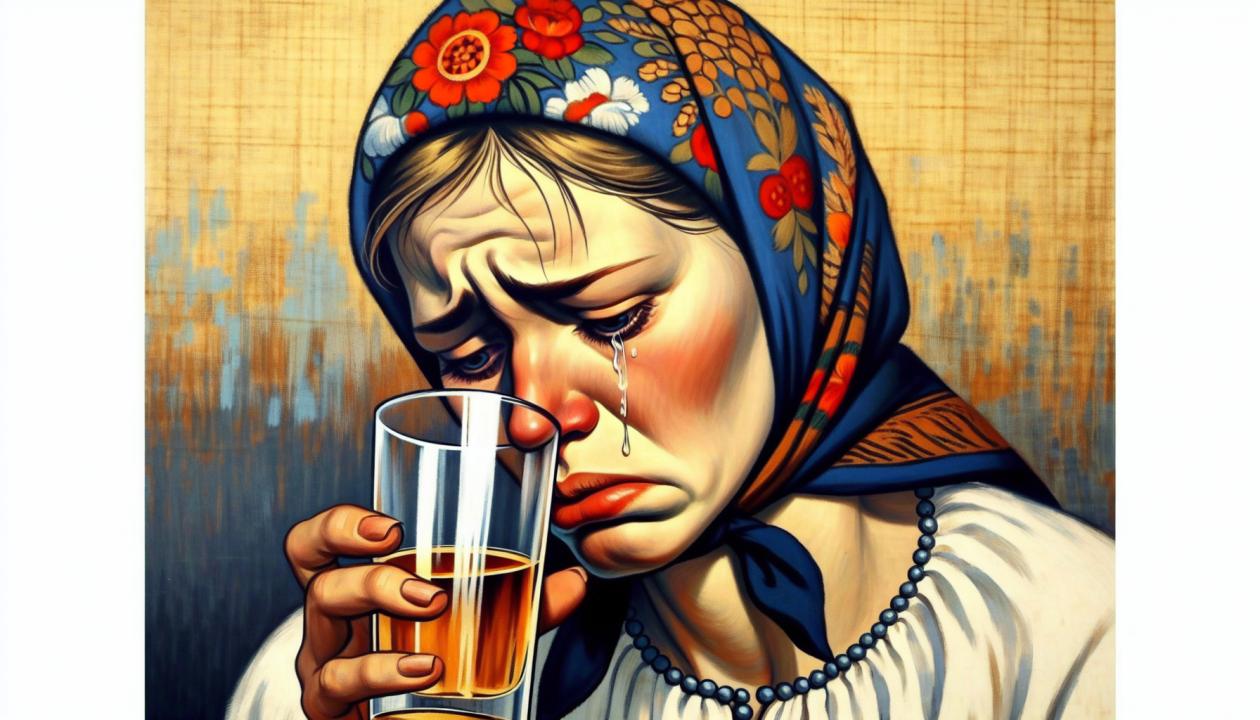 Хорошим примером иллюстрации к реферату о женском алкоголизме может быть изображение женщины с бокалом алкоголя в руке, выражающей печаль и отчаяние.