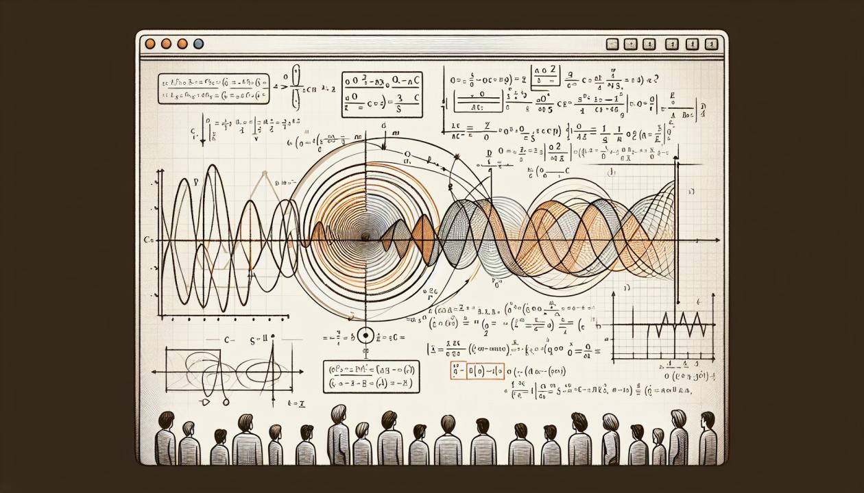 Графическое изображение интерфейса Mathcad с решением уравнения колебаний или другой задачи.