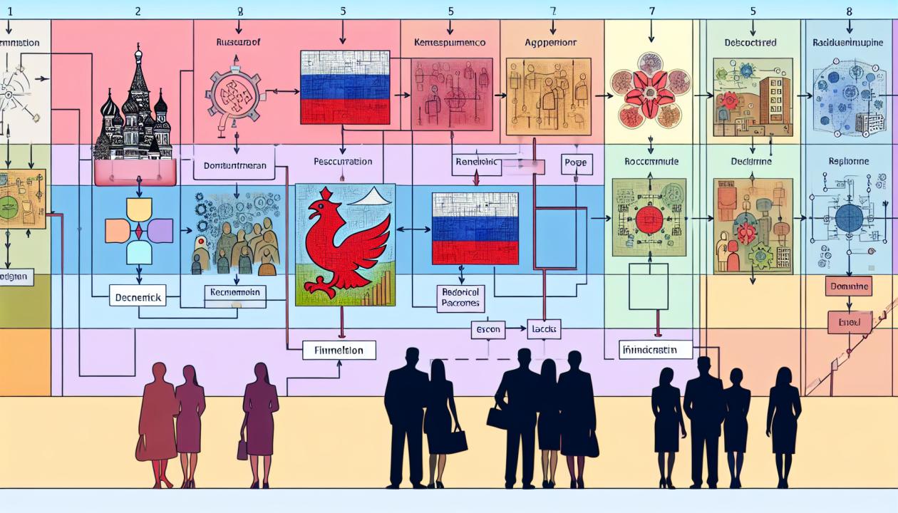 Изобразите визуализацию процессов 'снизу-вверх' на основе набора основных параметров, которые характеризуют агентов и алгоритмы моделирования.