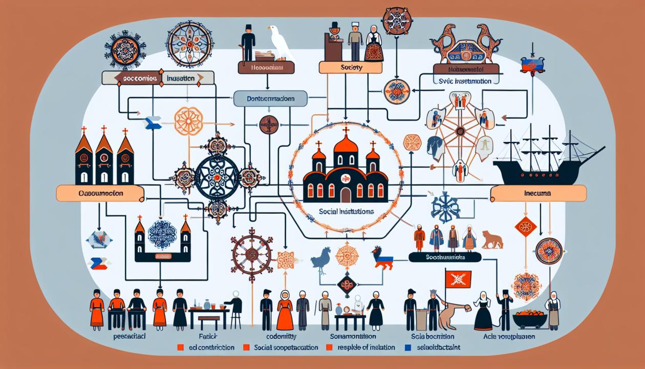 Взаимосвязь социальных институтов | Идея проекта заключается в ...