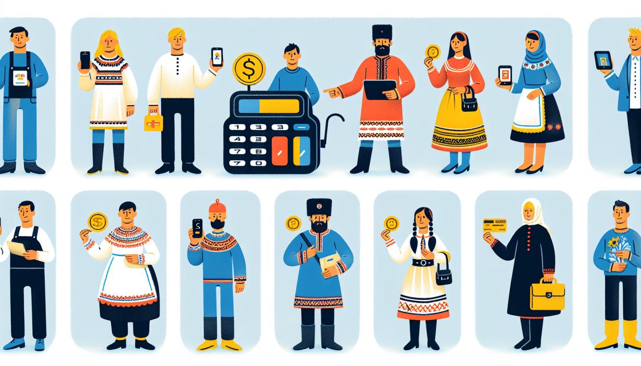 Иллюстрация к проекту: изображение форм безналичных расчетов с отражением основных особенностей каждой формы.
