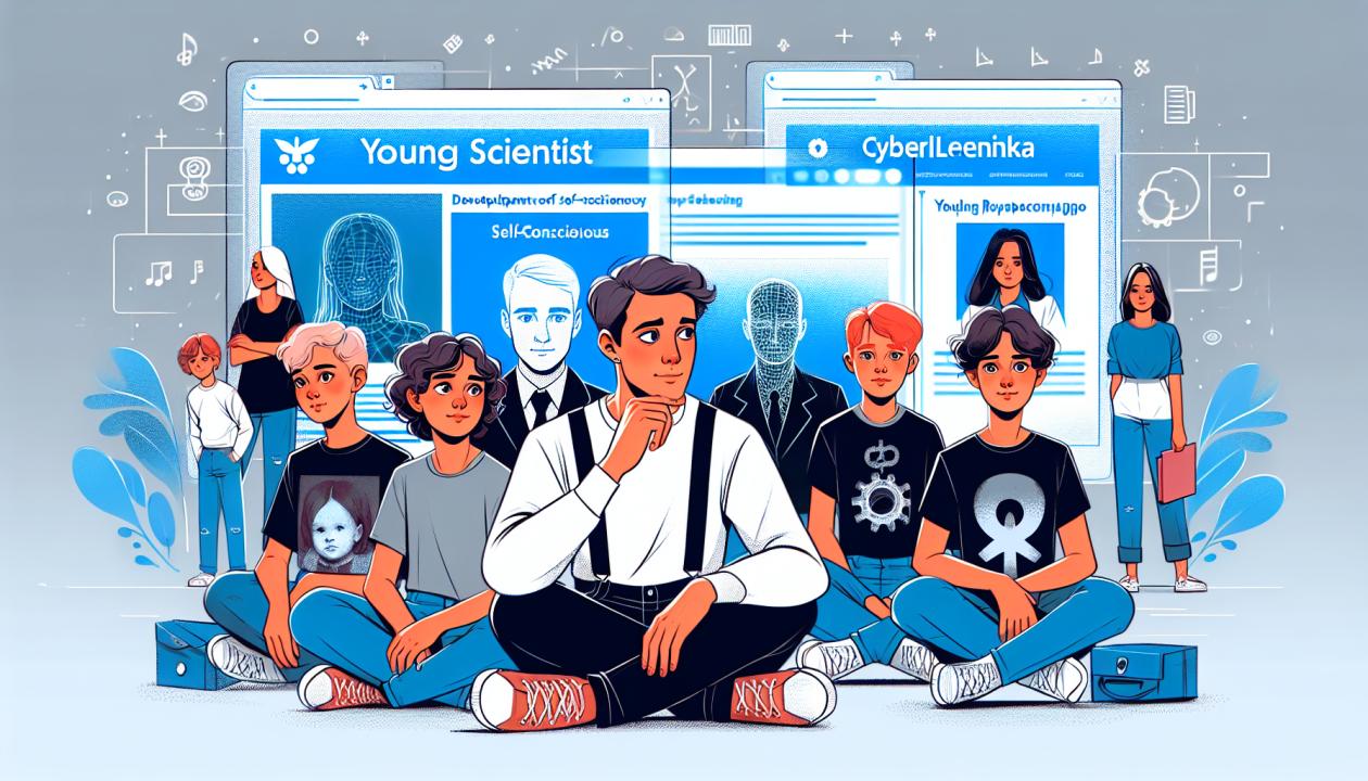 Статьи на сайтах 'Молодой ученый' и 'CyberLeninka' о развитии самосознания в подростковом возрасте.