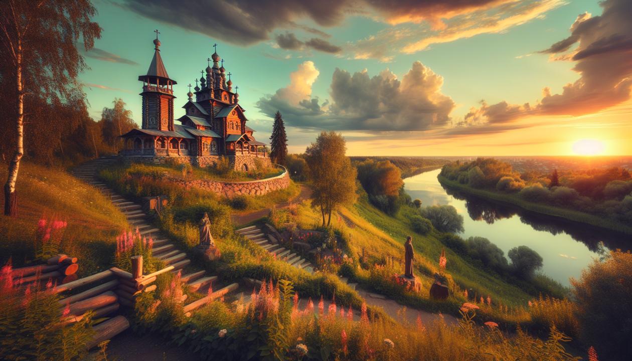 Старинный музей-заповедник или заповедный комплекс в известном уголке Ульяновской области.