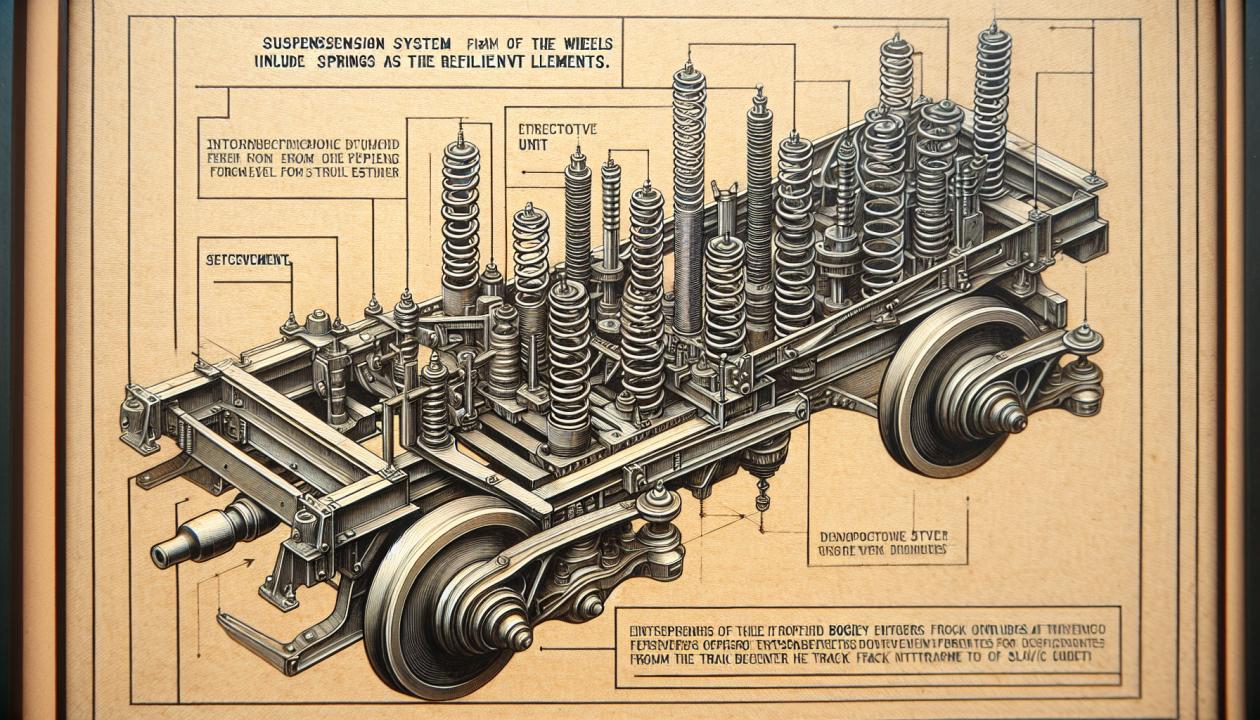 Рессорное подвешивание буксового узла в железнодорожном транспорте |  Нейросеть Бегемот