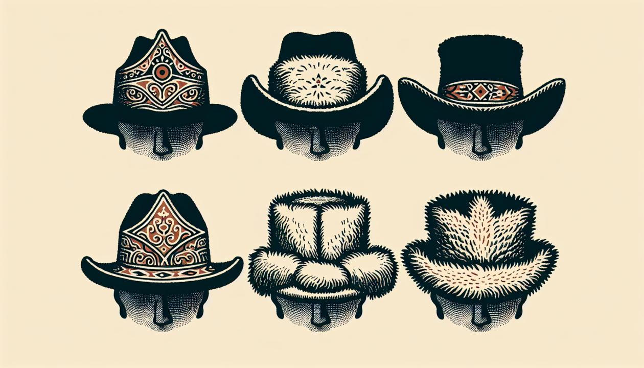 Картина, на которой изображены шесть шляп, каждая из которых символизирует определенный вид мышления.