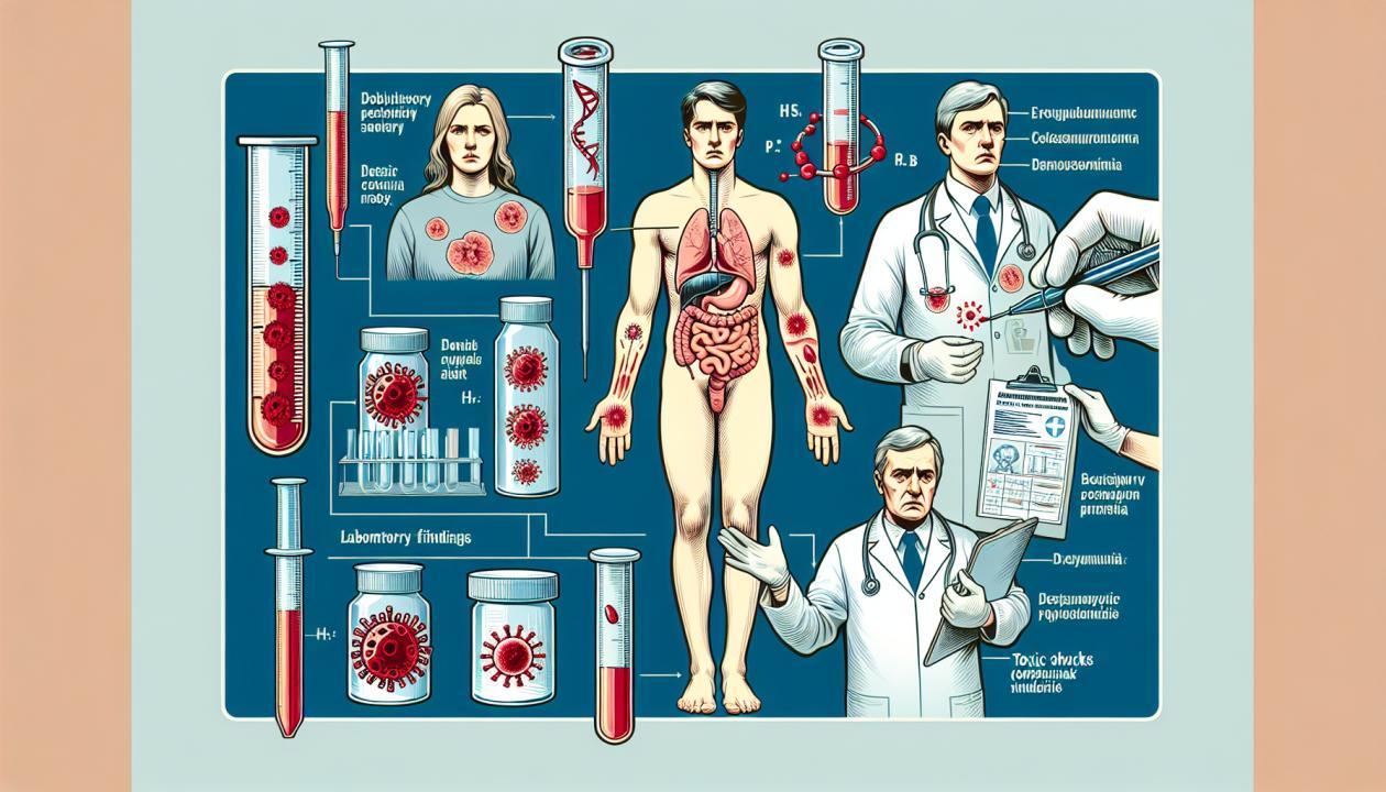 Клиническая картина инфекционного токсического шока и результаты лабораторных исследований