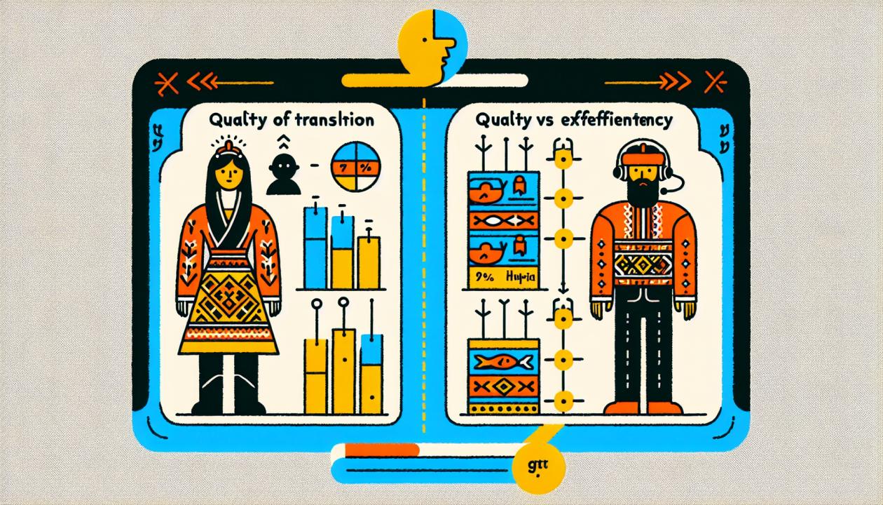 Иллюстрация проекта может включать в себя сравнительные таблицы или графики, демонстрирующие качество и эффективность переводов, выполненных человеком и при помощи Chat GPT.